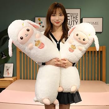 羊型抱き枕 28cm×70cm 羊型抱き枕 28cm×70cm